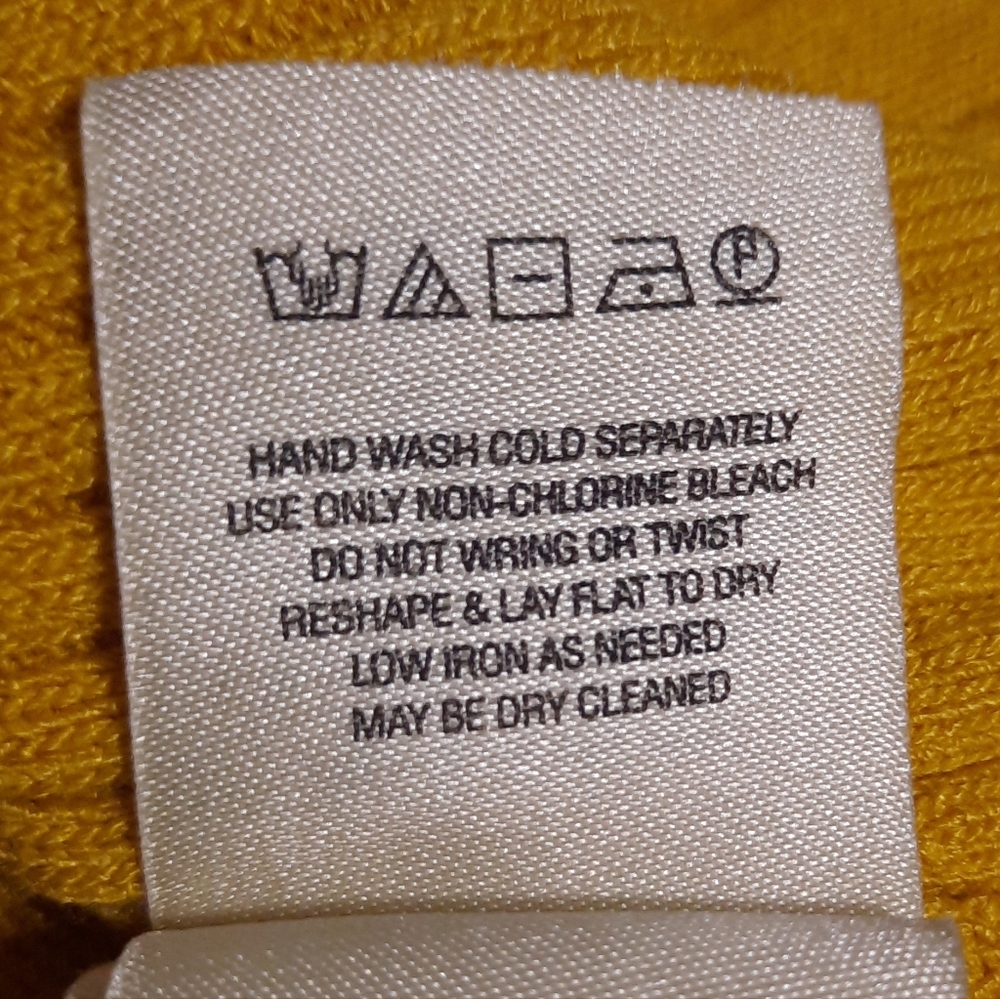 Anthropologie Yellow Knit Tank Top Sleeveless Small - Picture 7 of 8